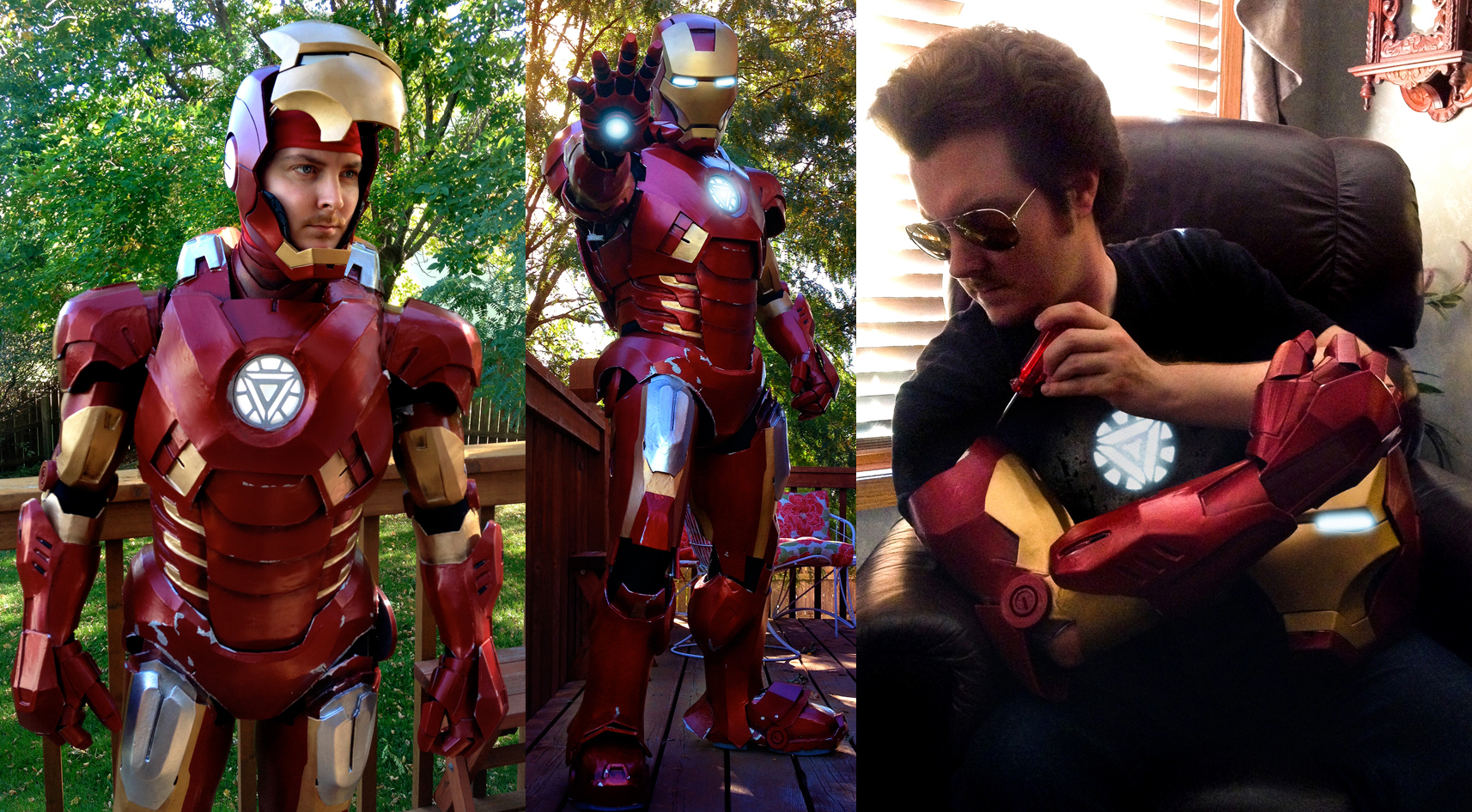 Classic Iron Man Cosplay.
