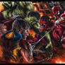 Glebe Marvel Greatest Battles Artist Proof