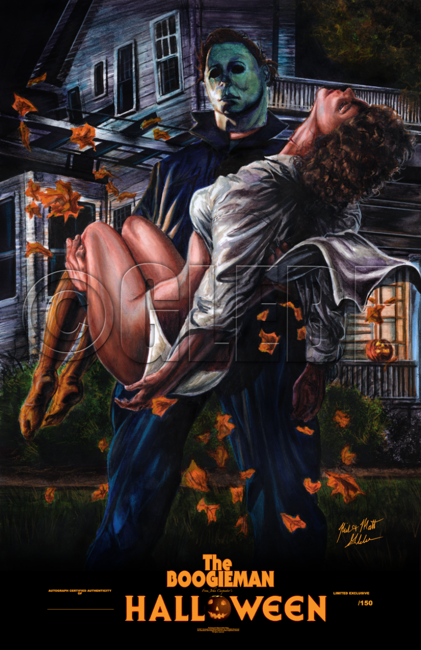 Halloween The Boogieman Poster Print by Glebe