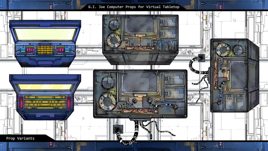 G.I. Joe Computer Variants by DwarfCookies on DeviantArt