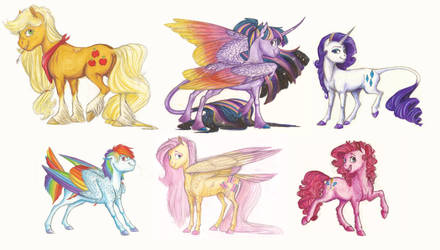 Headcanon: Mane 6 by EarthnAshes