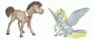 Derpy and Doctor Whooves