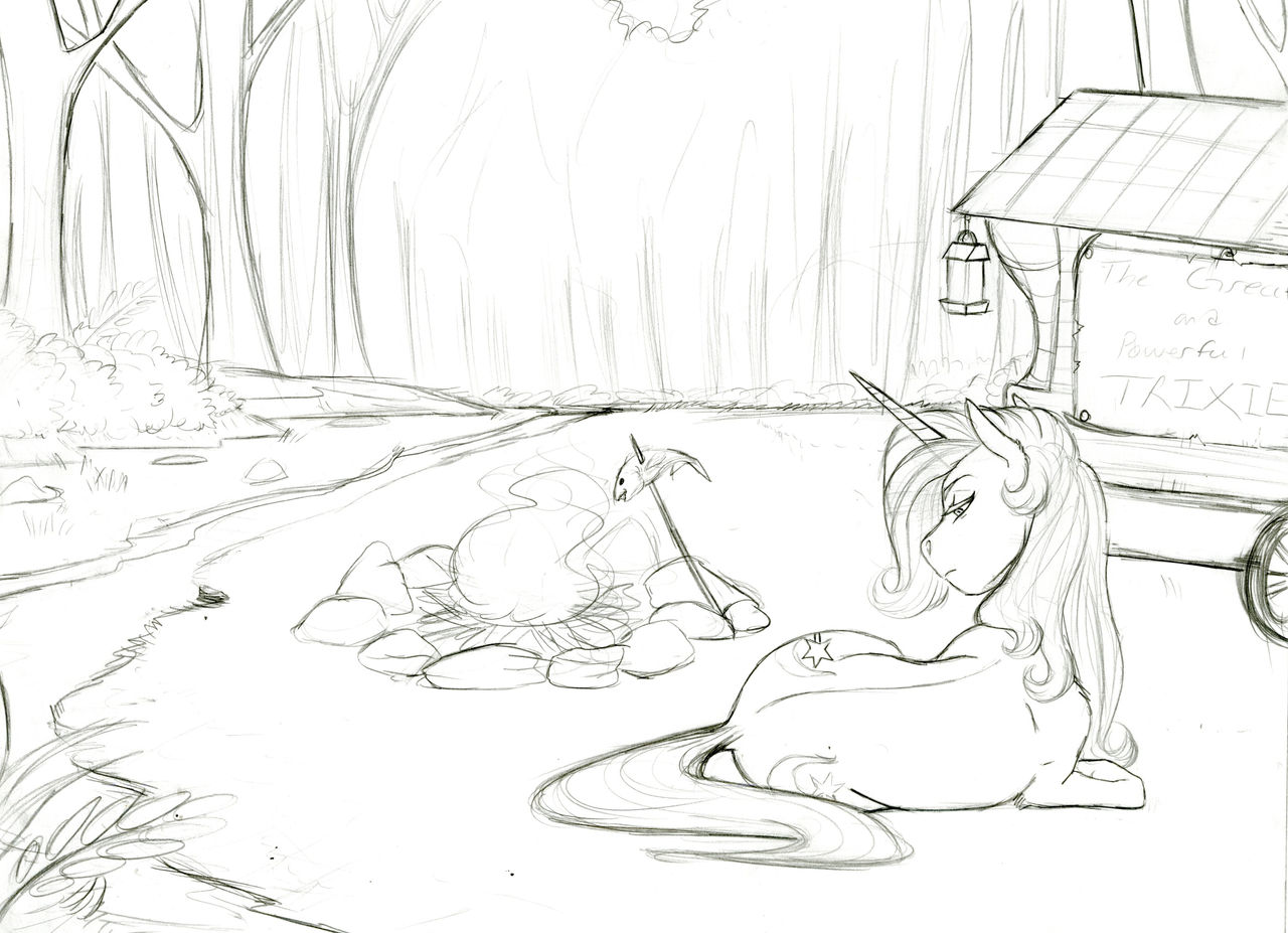 Lonely Contemplation- WIP by Earthsong9405