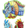 Portrait Series: Torch, Ember, and Garble