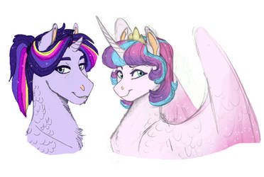 NextGen stoof: Flurry Heart and Dusk Shine by Earthsong9405