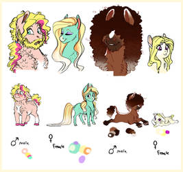 NextGen stoof: PinkieShy brood 1 by Earthsong9405
