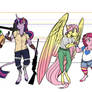 Infected!AU Height Chart