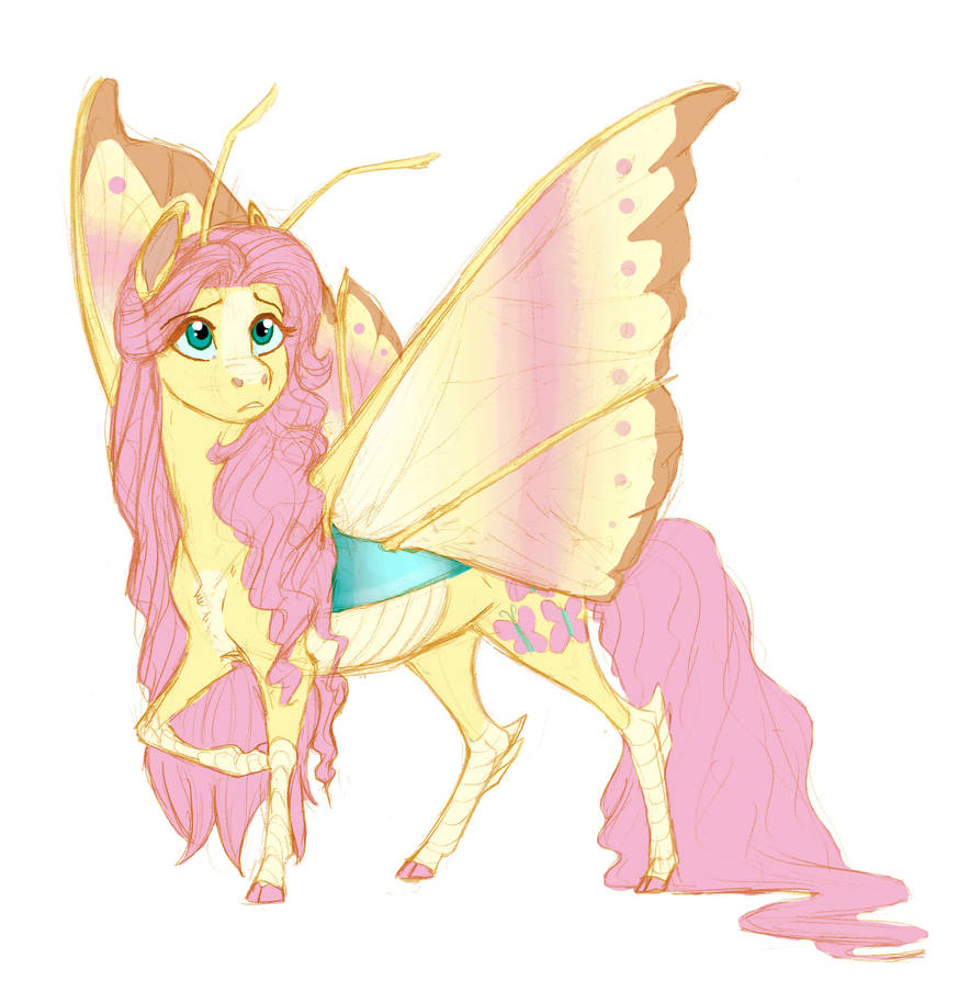 Fluttershy flutterpony by EarthnAshes