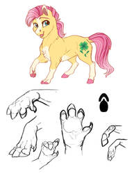 Headcanon: Pony Paws