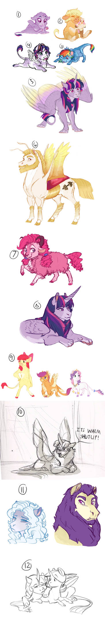 Arranged Marriage!AU Sketchdump by Earthsong9405