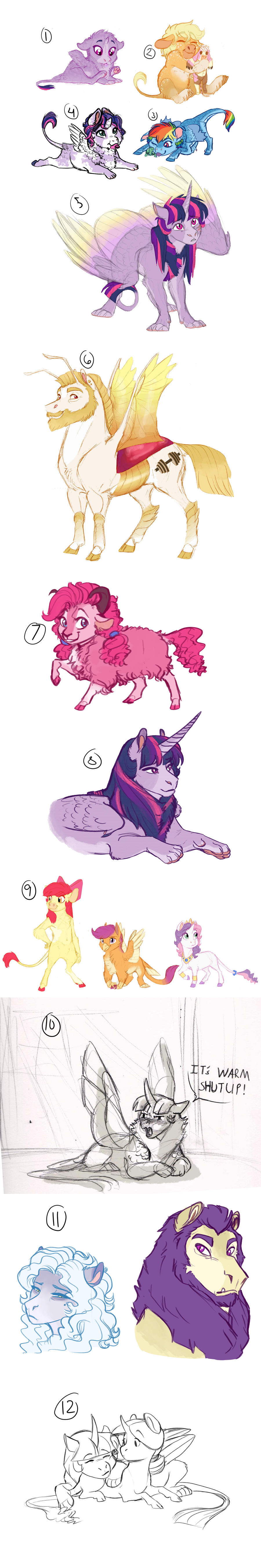 Arranged Marriage!AU Sketchdump by Earthsong9405