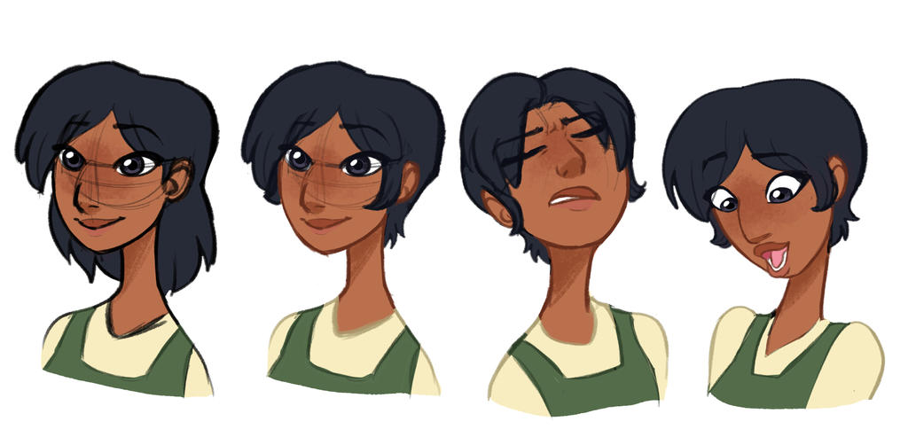 Nadia expressions by EarthnAshes Nadia expressions by EarthnAshes