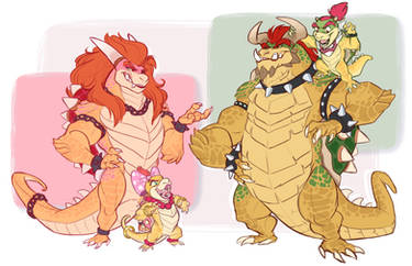 Bowser and Bowsette: BIG and BURLY