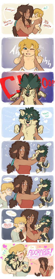 LoZ: from ah-CHOO to awoo! owo by Earthsong9405 LoZ: from ah-CHOO to awoo! owo by Earthsong9405