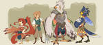 LoZ: LOOKIT ALL THOSE RITOS by Earthsong9405