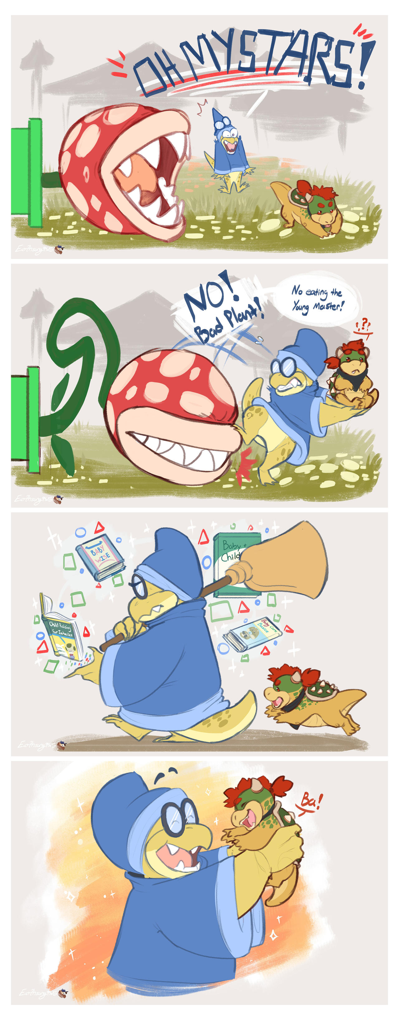 Papa Kamek And Baby Bowser By Earthsong9405 On Deviantart Papa Kamek And Baby Bowser By Earthsong9405 On Deviantart