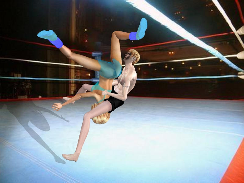 Mixed Wrestling Pile Driver 02 by andypedro on DeviantArt