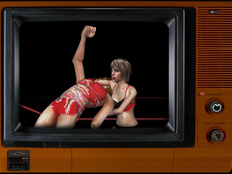 female wrestling on T.V 15