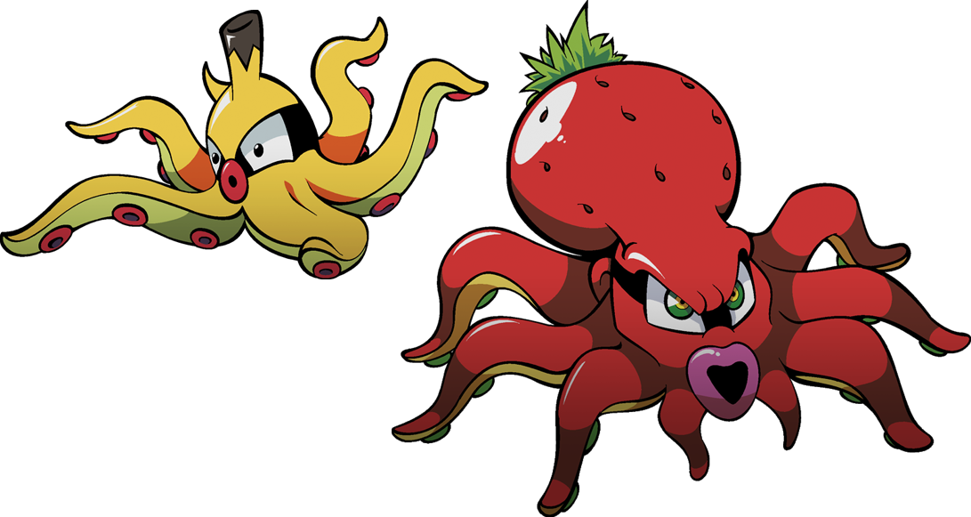 Fruity octopuses