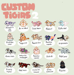 Finished smol tigers customs