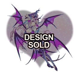 Adoptable - Violet dragon CLOSED