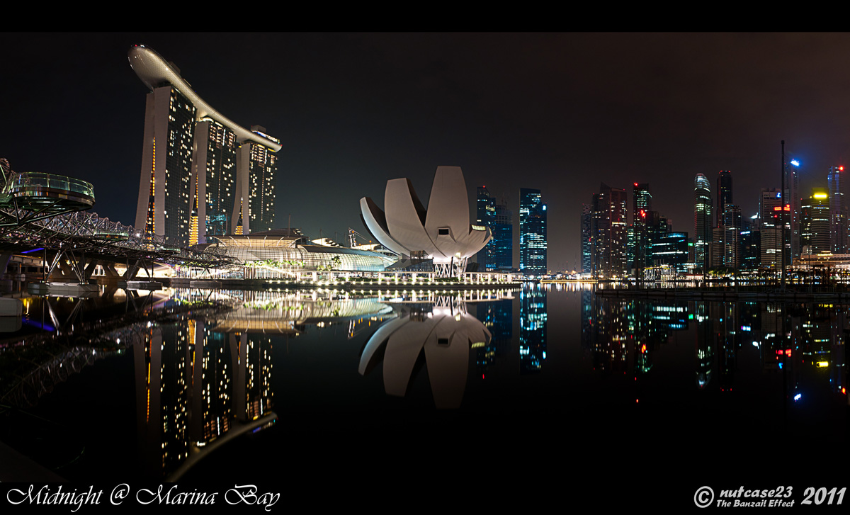 Midnight at Marina Bay