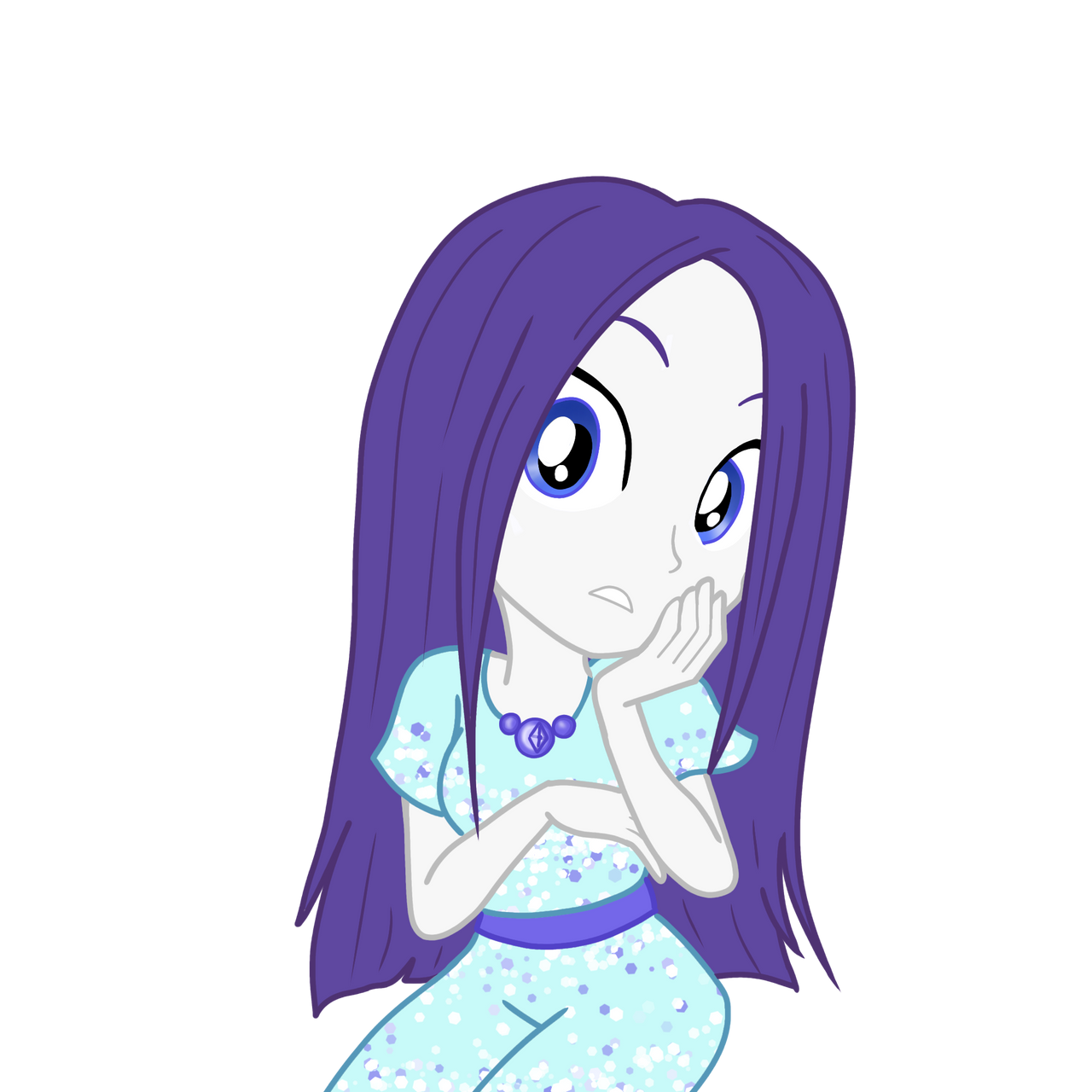 Rarity Sad by nehvix on DeviantArt