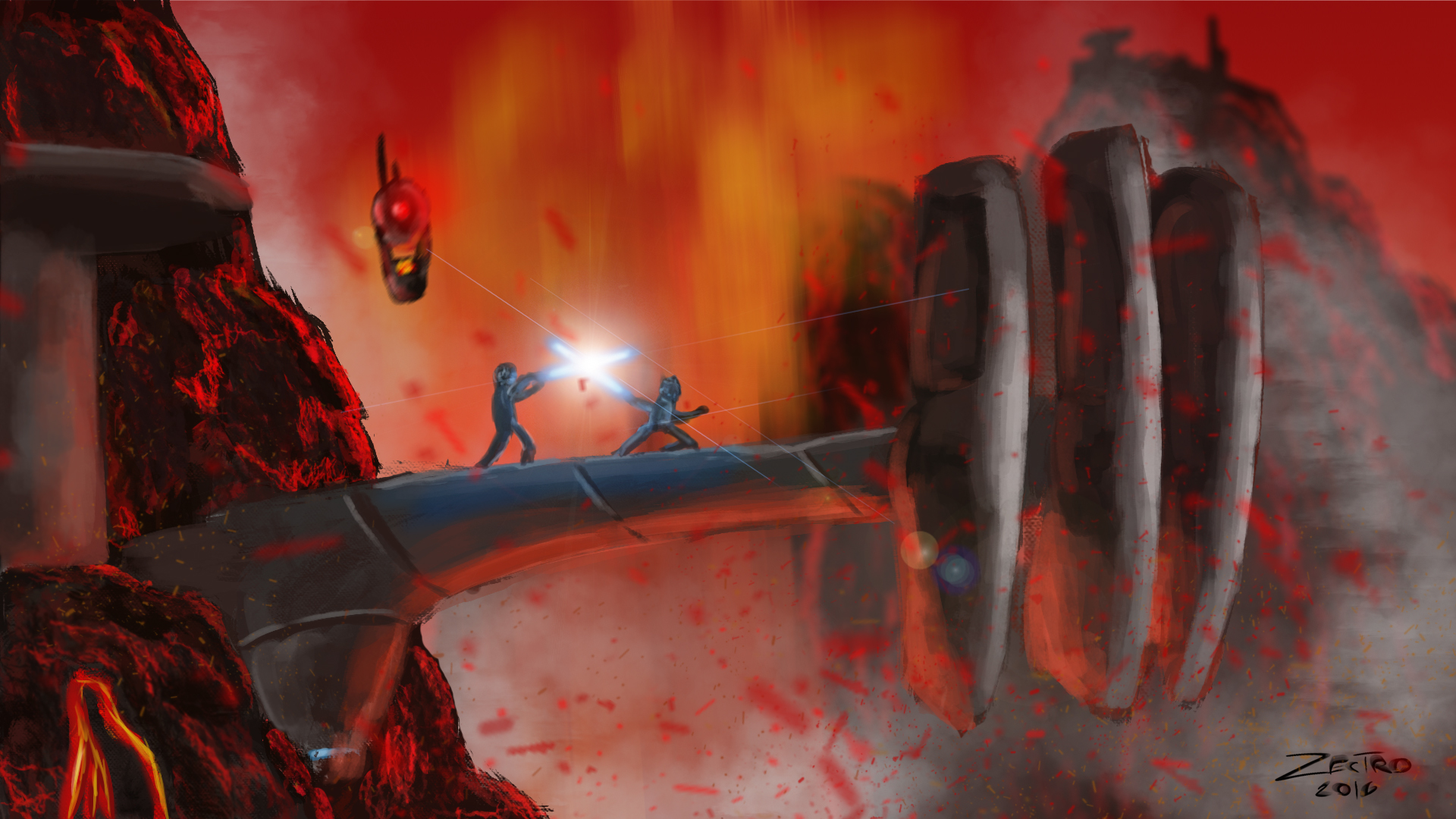 Star Wars - Anakin vs Obi-Wan by Zectr0 on DeviantArt Star Wars - Anakin vs Obi-Wan by Zectr0 on DeviantArt