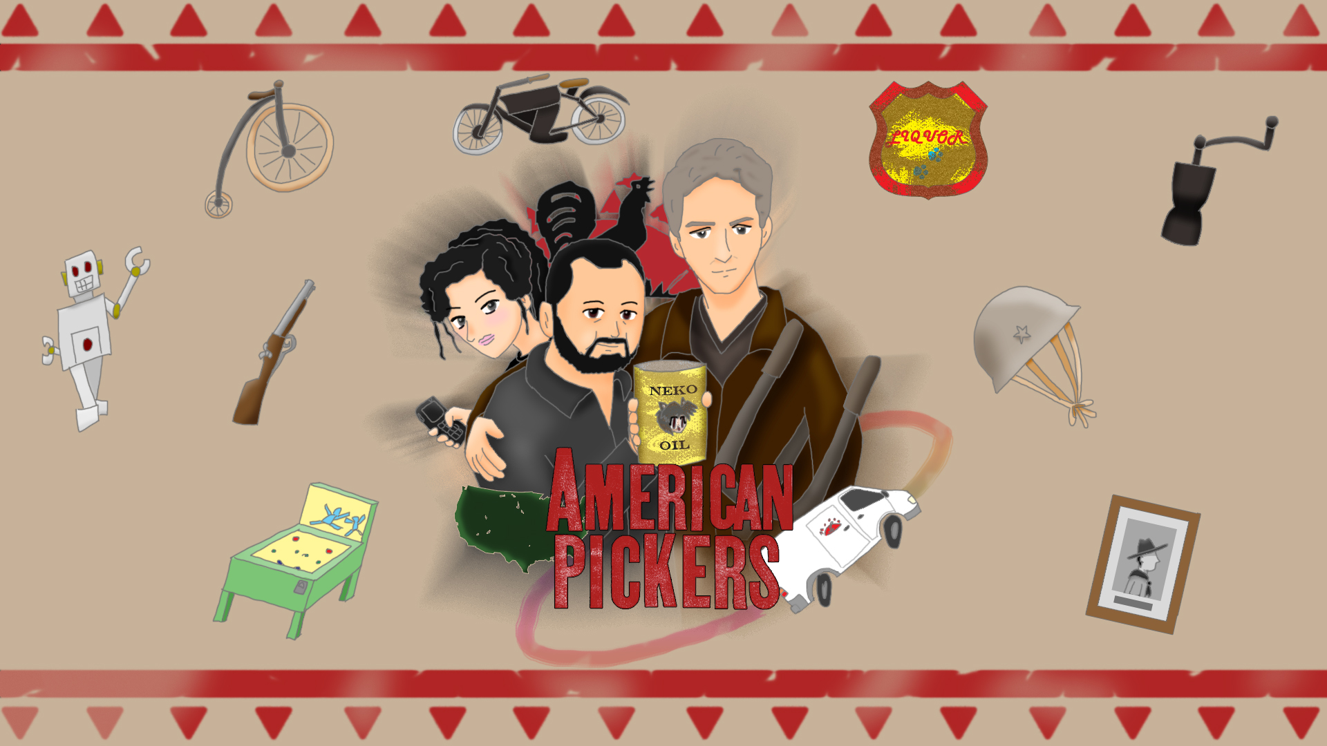American Pickers Anime Style by finalverdict on DeviantArt