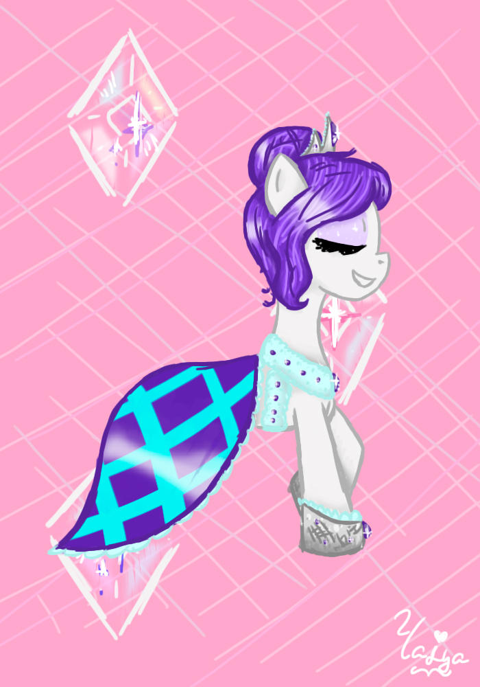 Deviantart Rarity Pony Rarity pony by PinkieWhite555 on DeviantArt