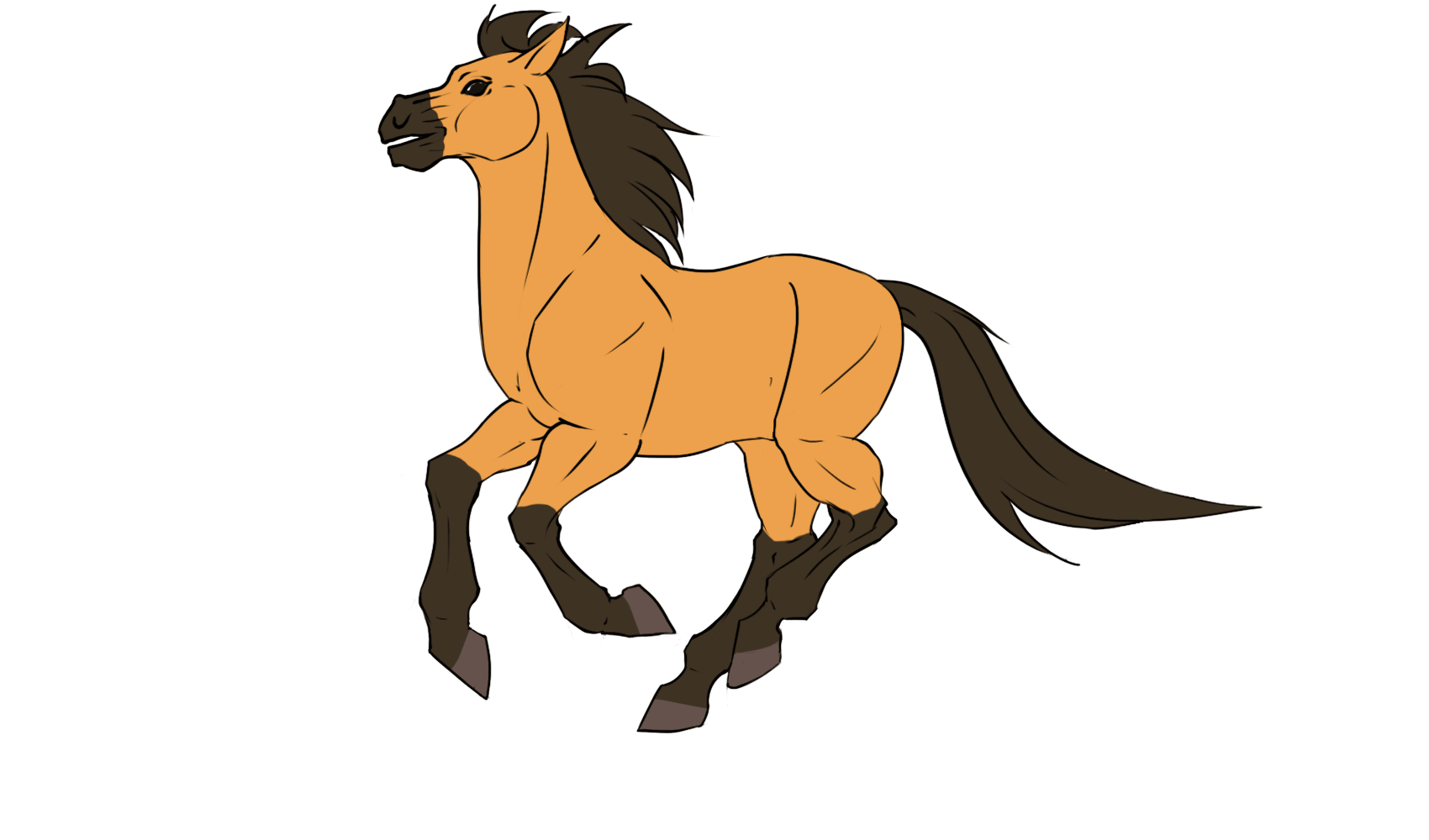 Animation Practice: Dreamwork's Spirit by Platyadmirer on DeviantArt
