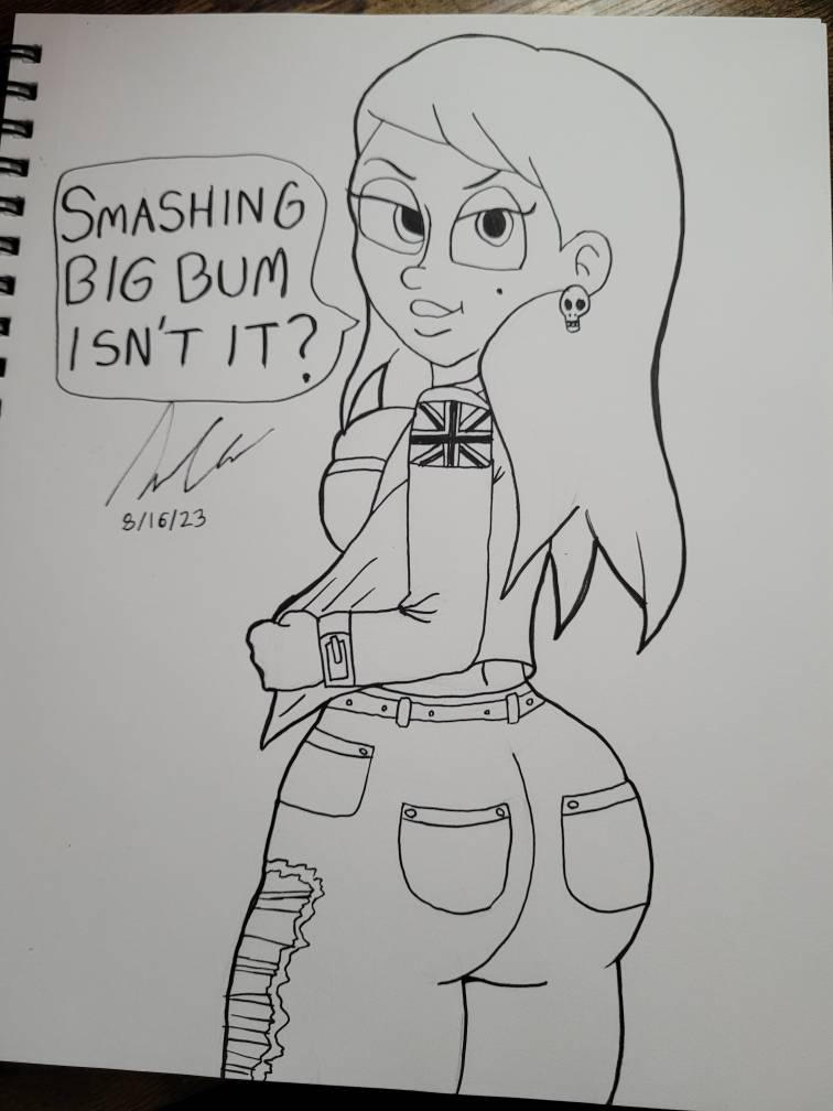 British Oc Deviantart British OC Evelyn with a new look by CartoonyPin-ups on DeviantArt