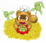 Tanuki and Chestnut with spike by enorapi