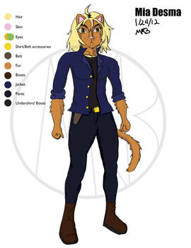 Mia Desma Character Sheet