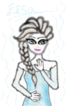 Elsa is saying Hi!