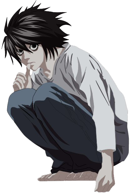 L Lawliet (Ryuzaki) Death Note Fan Art by mozzistudios on DeviantArt