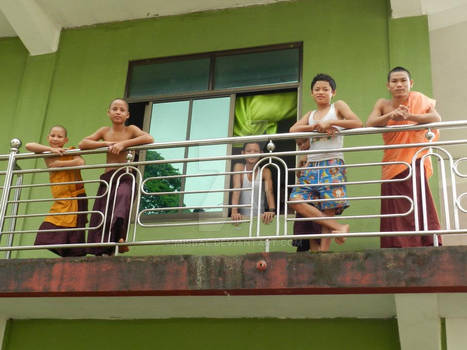 Burma - Young Monks