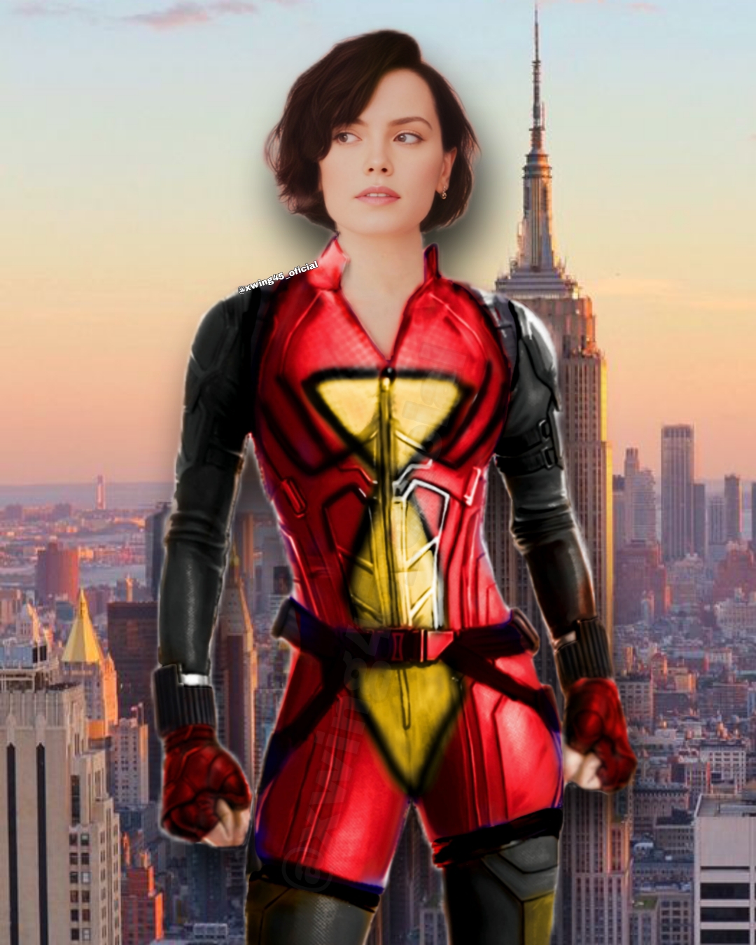 Daisy Ridley as Jessica Drew (Spider-Woman) by XaviCoNa on DeviantArt