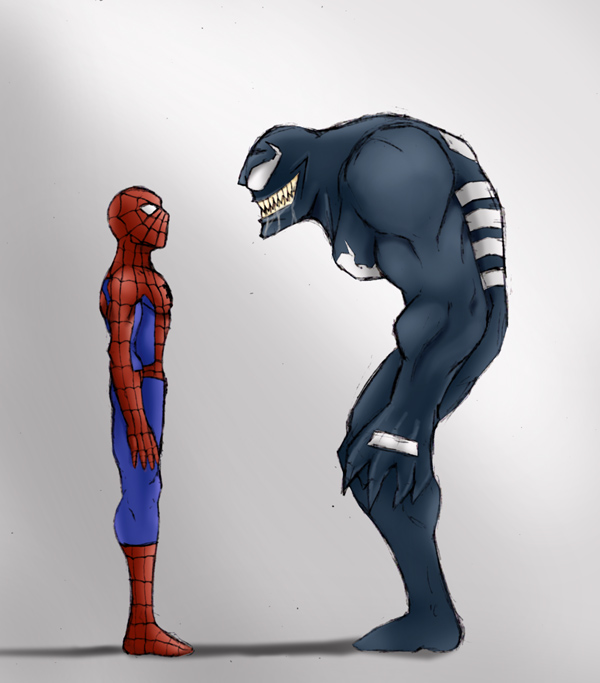 spiderman and venom