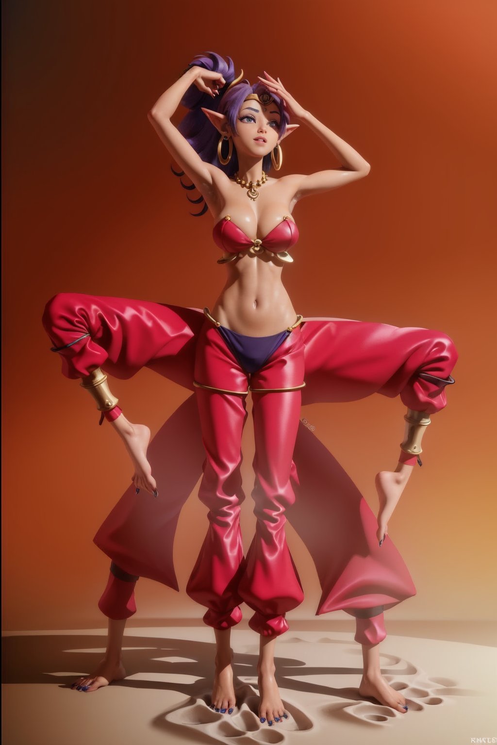 AI Photomanip: Multileg Shantae