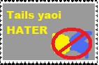 Tails yaoi hater stamp