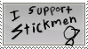 Stickmen Stamp