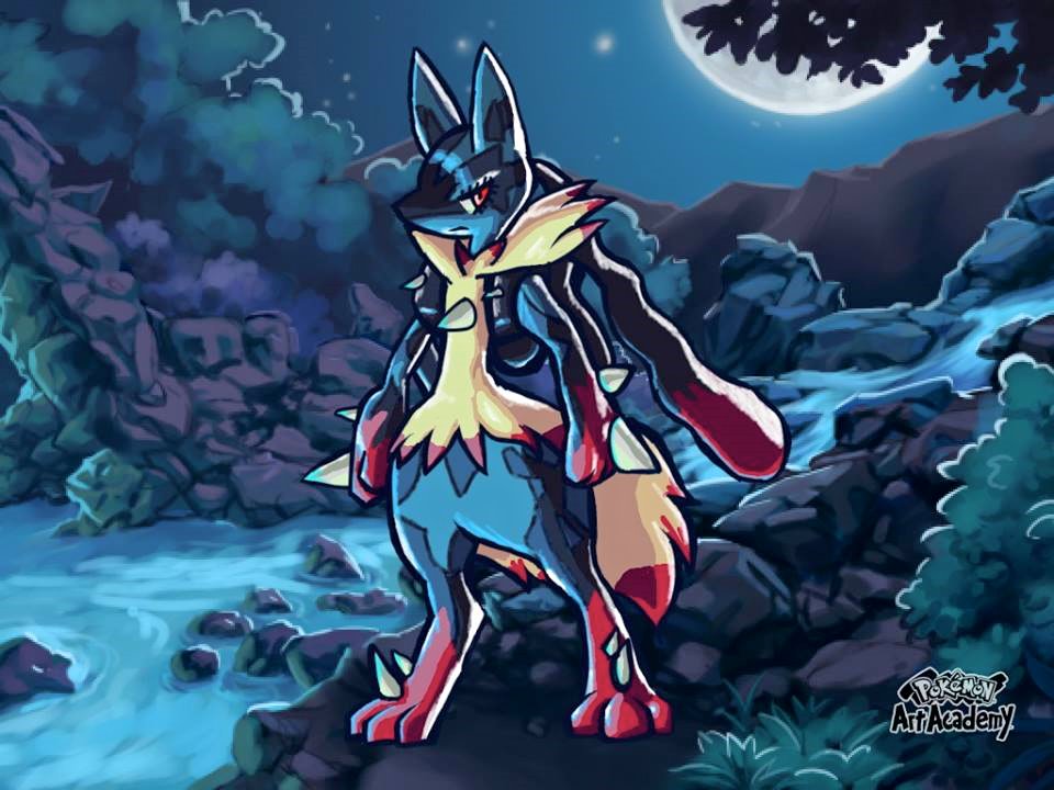 Properly Colored Shiny Mega Lucario by Othienka on DeviantArt