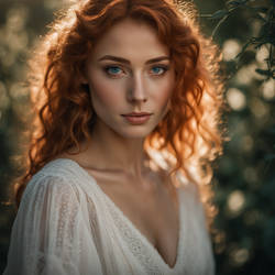 Portrait of Redhead Girl