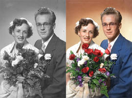 Old Wedding in Colour