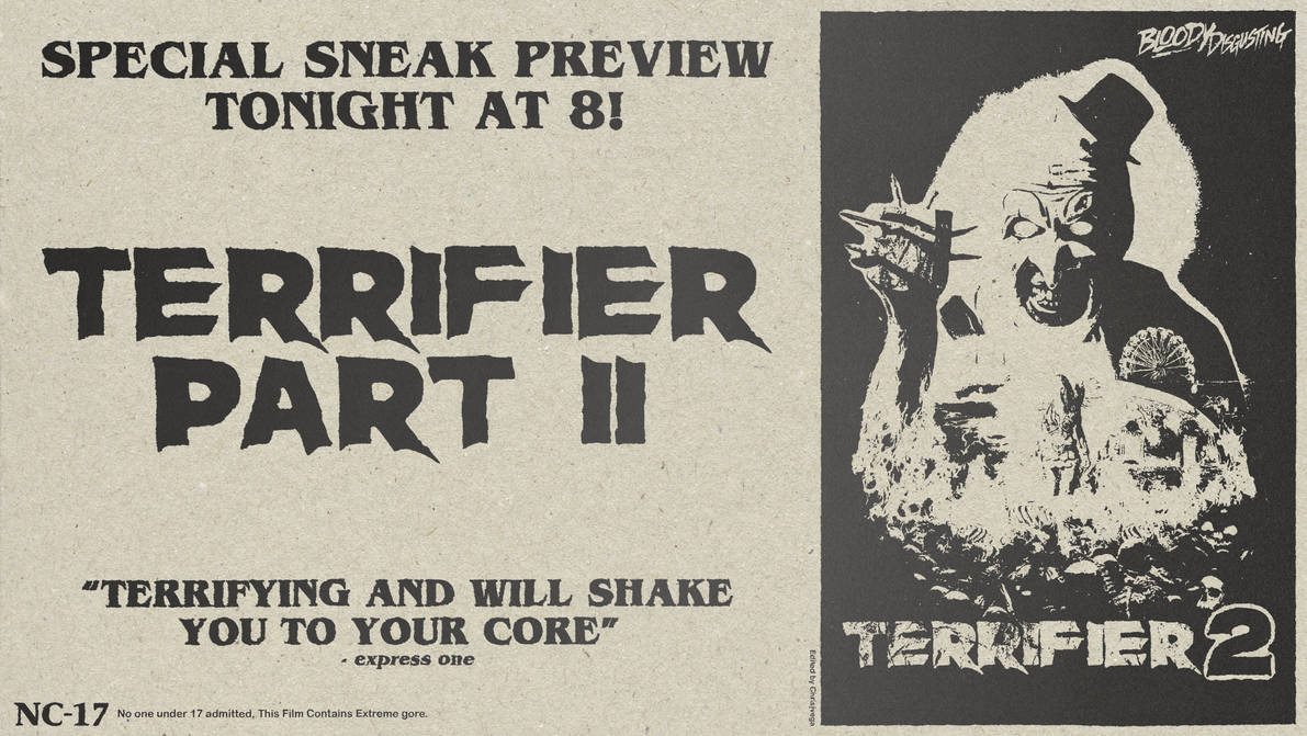 Terrifier II (2022) Retro style newspaper ad #3 by TherealChrisVega on ...
