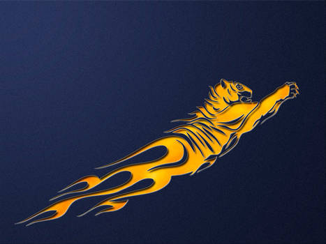 Tiger flames