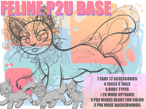 [BASE] 100 POINTS Feline P2U Base