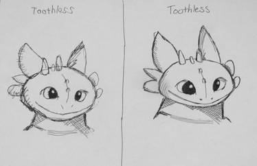 Toothless - Right Hand vs Left Hand