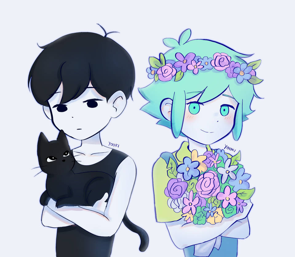 Omori and Basil by Ysungah on DeviantArt
